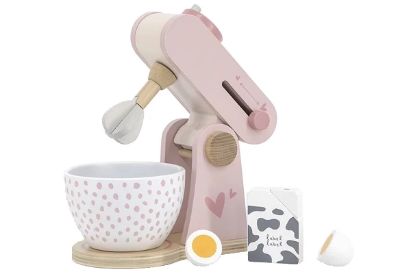 Houten keukenmachine roze
