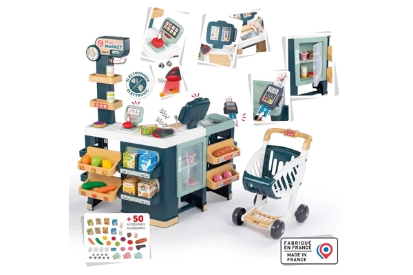 Met o.a. een weegschaal, scanner en kassasysteem