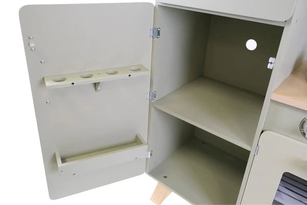 Eierrekje en bakje aan de binnenkant