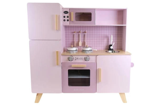 Kinderkeuken XL Modern retro roze