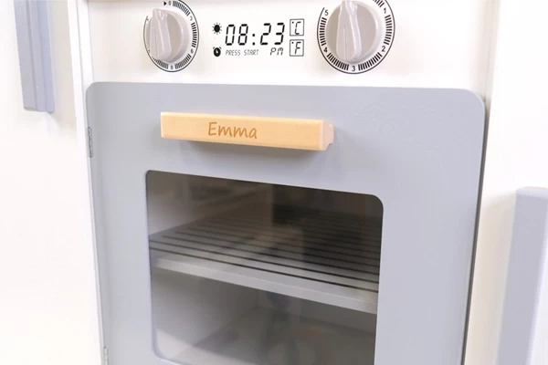 Voor kinderkeuken XL Modern wit-grijs