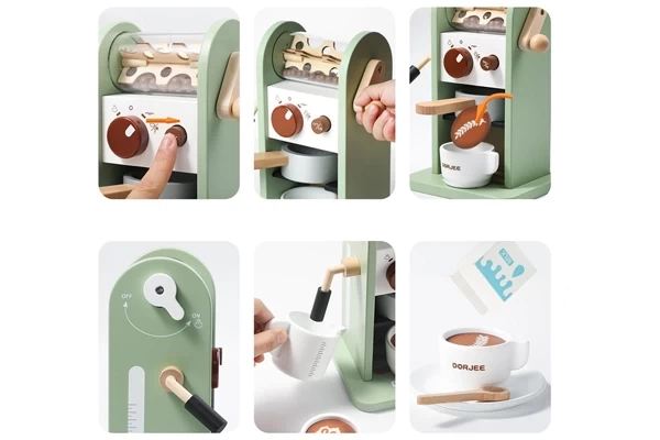 Het volledige proces van koffie zetten