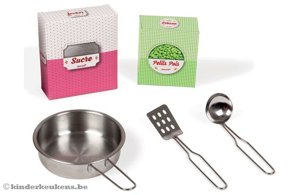 Inclusief 5 verschillende keukenaccessoires.