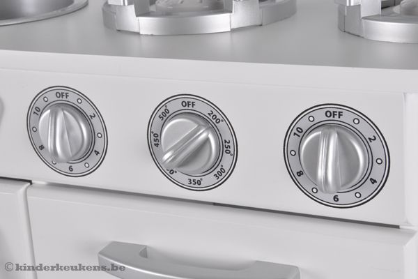 Knoppen kunnen draaien en klikken.