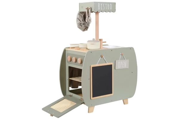 Oven met kookplaat erboven