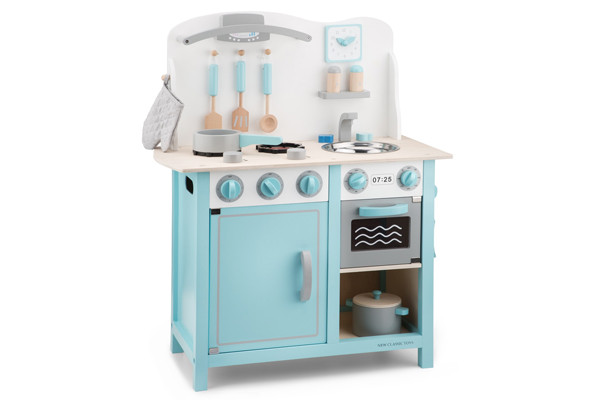Prachtige houten keuken voor kinderen vanaf 2 jaar.