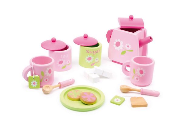 17 delige thee set Rosa.