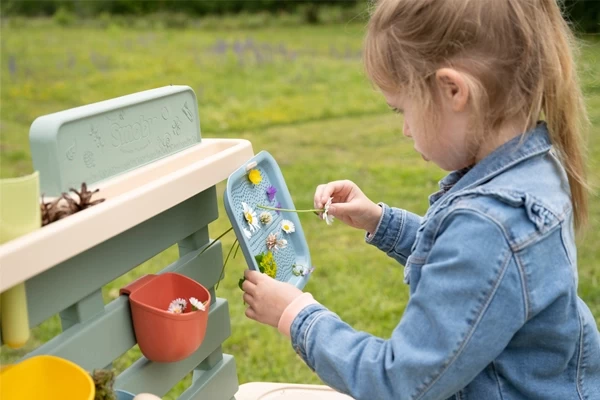 Zeef dient ook als plantenframe
