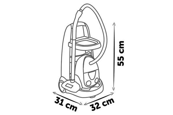 Afmeting: 32x31x55 cm